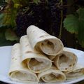 Wraps de cabillaud au fromage frais