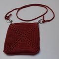 Pochette acajou au crochet , la suite!!