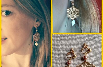 Mes premières boucles-d'oreilles by "LES CRÉATIONS DE CITRON"