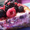 blogue-moi ta recette #11 : cheesecake aux mûres pompettes de Mitsuko de Tours et Tartines