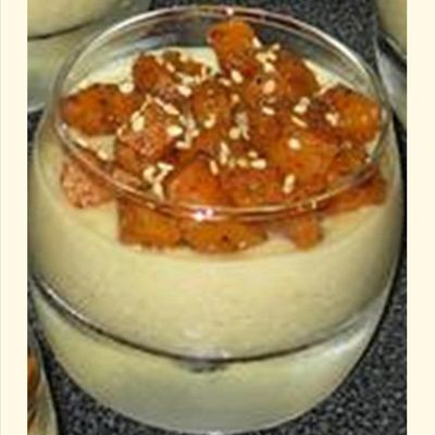 VERRINE HOUMOUS et CAROTTES à L'ORIENTALE