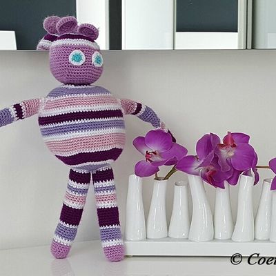 Une nouvelle peluche au crochet