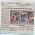 Revue de presse 2010 - Course La Monaccia