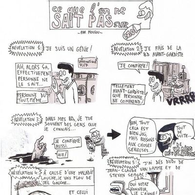 Ce que l'on ne sait pas sur moi...