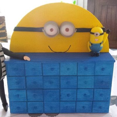 Calendrier de l'avent pas vraiment traditionnelle mais tellement Minion...