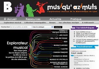 Musiqu'azimuts : nouveau portail musique en bibliothèque