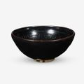 A large Chinese 'Henan' black glazed bowl, Song-Yuan dynasty