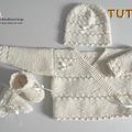 FICHE TRICOT BEBE, explications tricot TUTO, modèle, layette, tricot bb