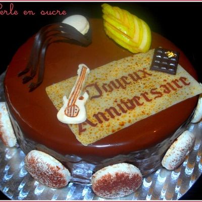 Le "Royal" revisité en version poire/chocolat