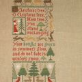 Christmas sampler - Prairie Schooler