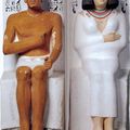 Statue de Rahotep et de Néfret