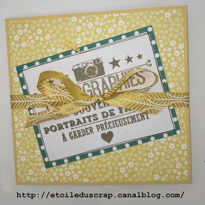 Carte mini Album "Photographies"