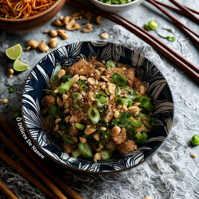 Tofu caramélisé au riz coco