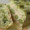 Terrine de Poisson aux Pointes d'Asperges, et saumon