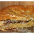 Galette des Rois poires , amandes ,chocolat