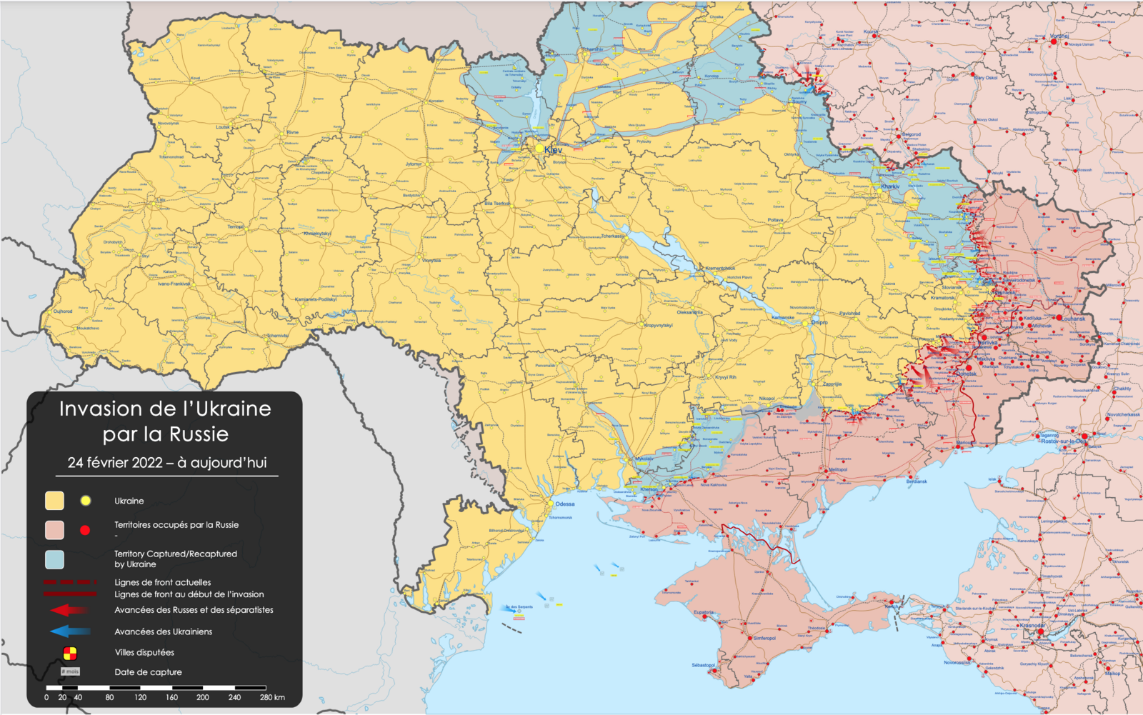 Invasion totale de l'Ukraine par la Russie, séquence de la guerre russo-ukrainienne, 16 juillet 2025