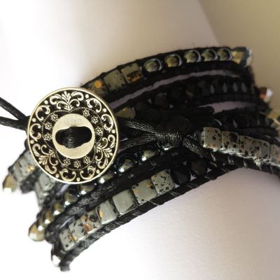 Montre façon bracelet wrap
