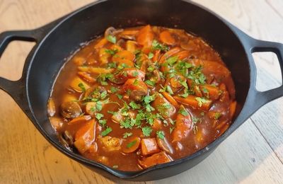 Légumes façon bourguignon