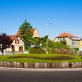Rond-point à Saint-Louis