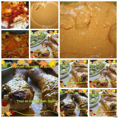 Pilons de poulet épicés et citronnés