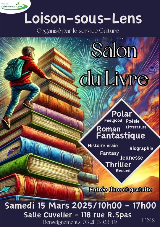Salon du Livre de Loison-sous-Lens du 15 mars 2025