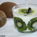 Panna cotta vanille & kiwis