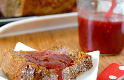 Cake aux fraises et au thé "Sans Doute"