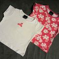 Lot tee shirt manches courtes 2 ans SERGENT MAJOR TBE 5 euros