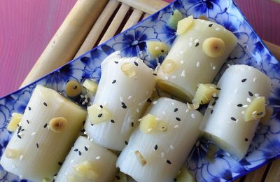 Blancs de Poireaux en marinade asiatique