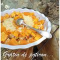 Potiflette ou gratin de potiron comme une tartiflette