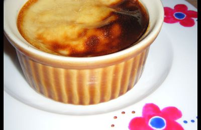 De retour : flan au caramel