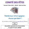 Concours Belote Samedi 7 mars