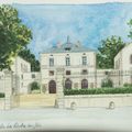 Aquarelle du haras de la roche sur yon