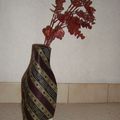 "Déco vase" en tissu africain ou wax : modèle graphik