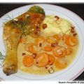POULET A LA CREME ET AUX NOISETTES