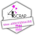 4ème anniversaire 4enScrap -Eva