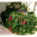 Sauce Chimichurri pour steak