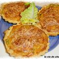 TARTELETTES SALEES EPINARDS-THON