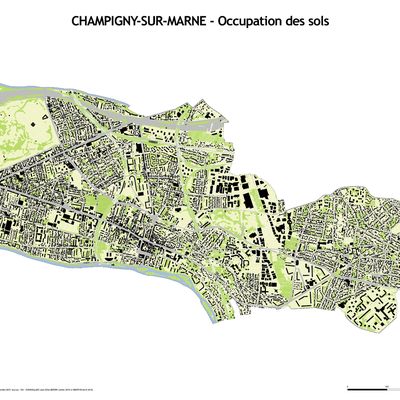 CHAMPIGNY : Occupation des sols - Land Use