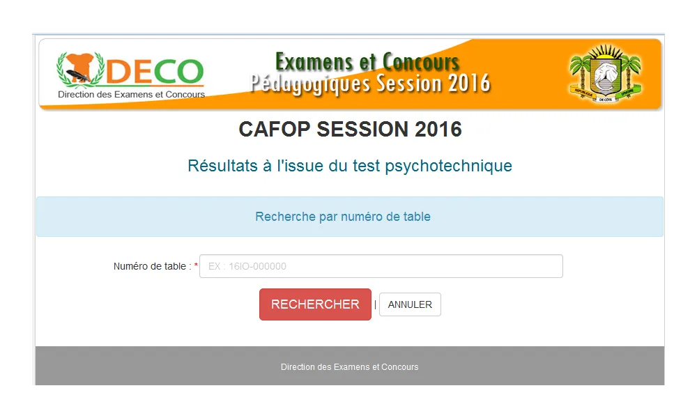 MEN/DECO/RESULTATS DEFINITIFS CAFOP SESSION 2016 PUBLIER CE MERCREDI 03/08/2016