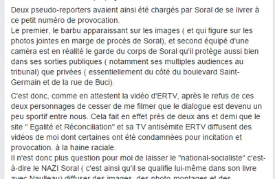 Frédéric Haziza ajoute le mensonge à l'agression physique