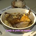 Cuisse de poulet en cocotte parfumée au romarin