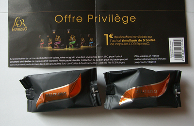 [Echantillon] L'or Espresso Capsules.