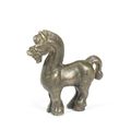 A rare small bronze model of a horse, Han Dynasty