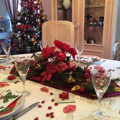 table de Noel traditionnelle en Bretagne par Thierry