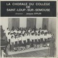 La chorale du collège de Saint-Loup sur Semouse - direction: Jacques Effler