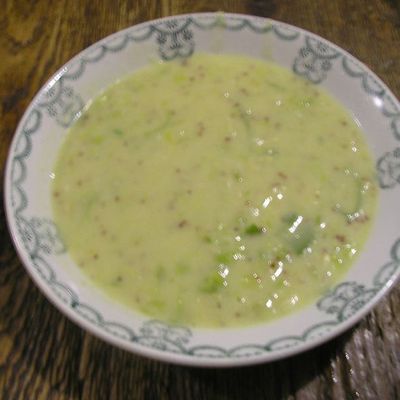 Potage à la moutarde