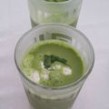 Soupe glacée de rucola