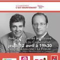 Rencontre du changement avec Arnaud Montebourg le 12 avril à Paris 