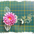 ARTicle : faire des Dahlias en volume pour vos cartes 